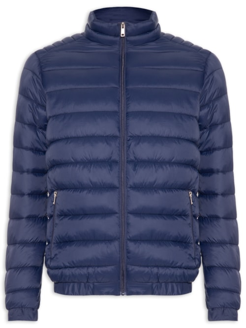 Jaqueta Masculina Puffer Básica – Azul