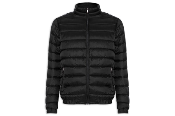 Jaqueta Masculina Puffer Básica – Preto