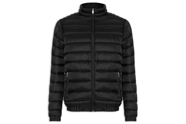 Jaqueta Masculina Puffer Básica – Preto