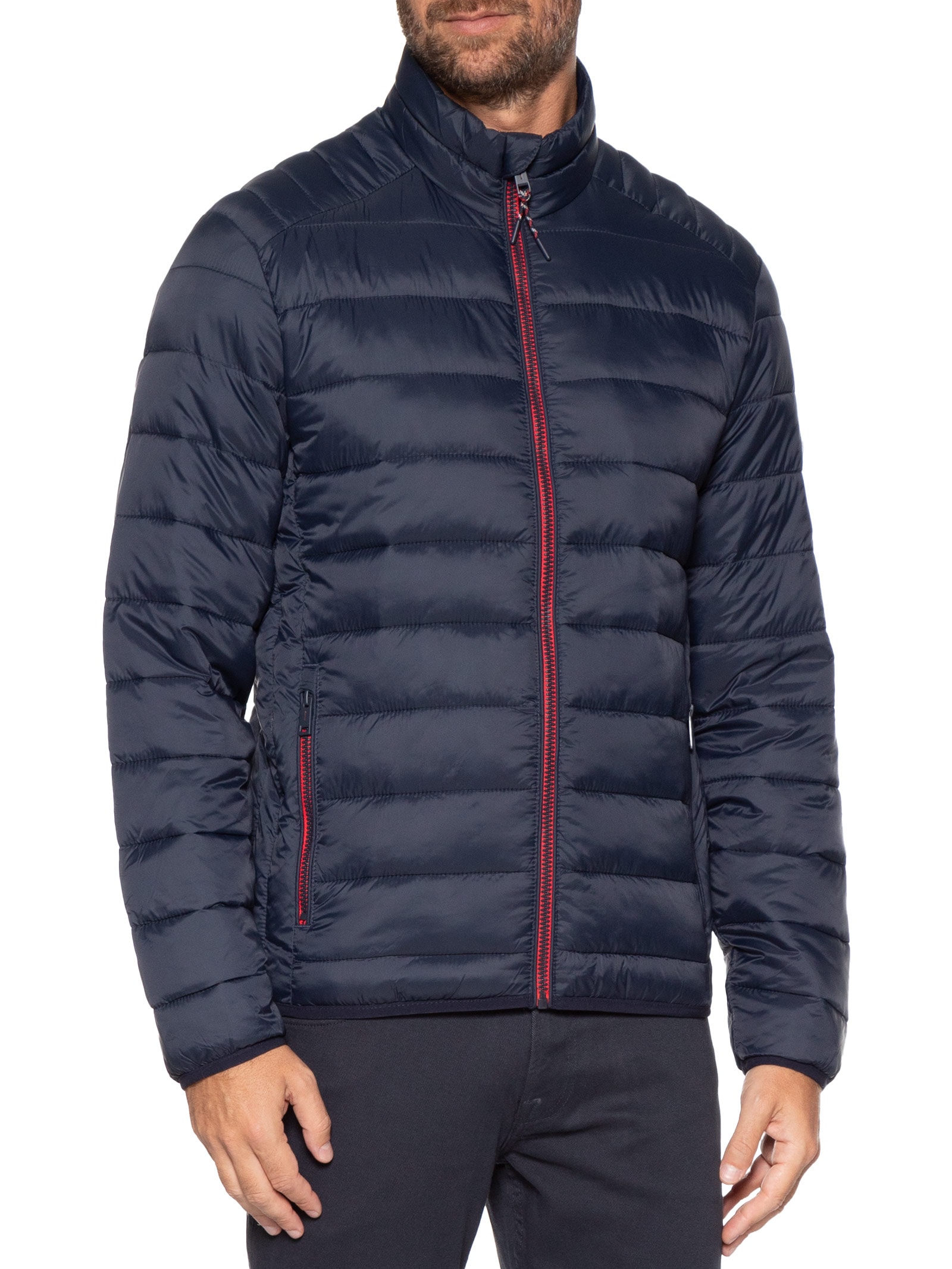 Jaqueta Masculina Puffer Bradley Light Azul Jack & Jones