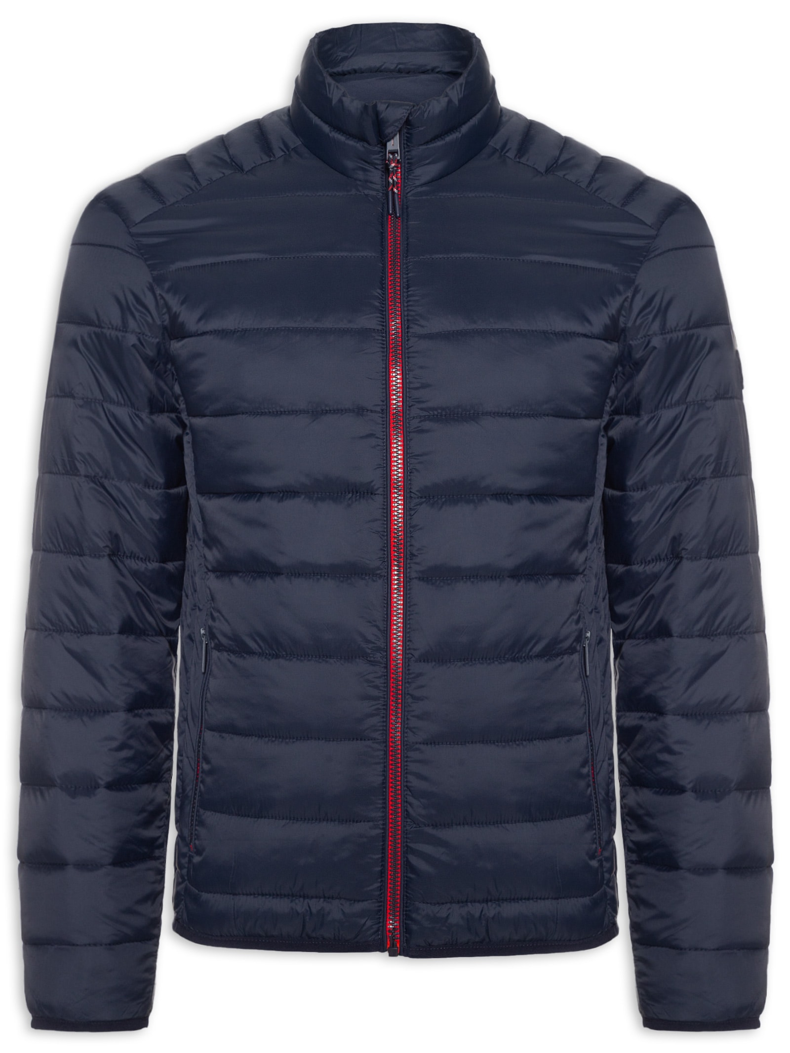 Jaqueta Masculina Puffer Bradley Light Azul Jack & Jones