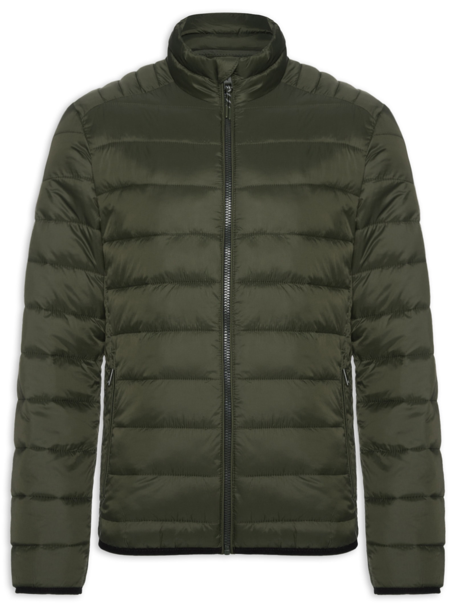 Jaqueta Masculina Puffer Bradley Light Verde Jack & Jones