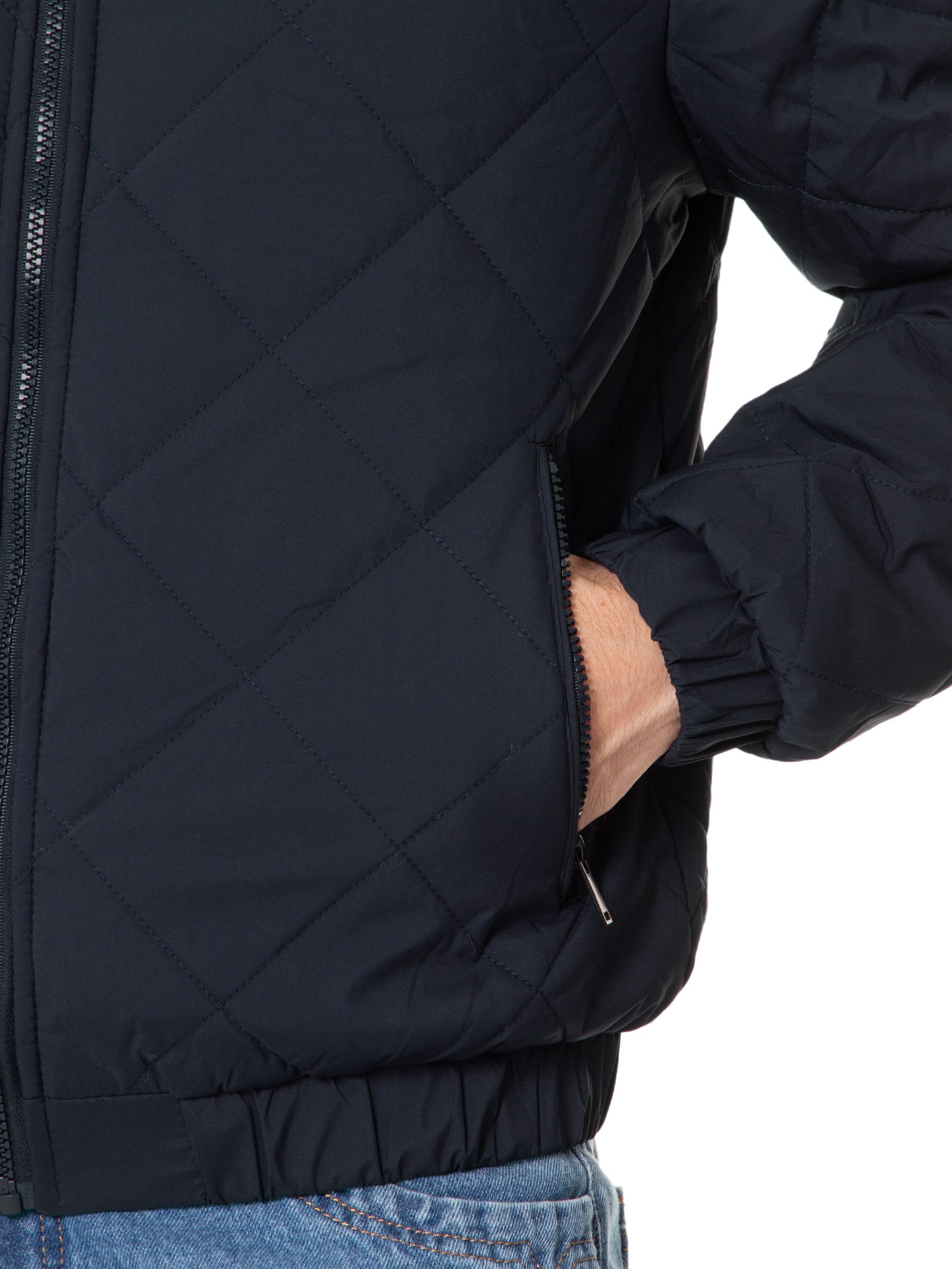 Jaqueta Masculina Puffer Casual Azul Basiq Men