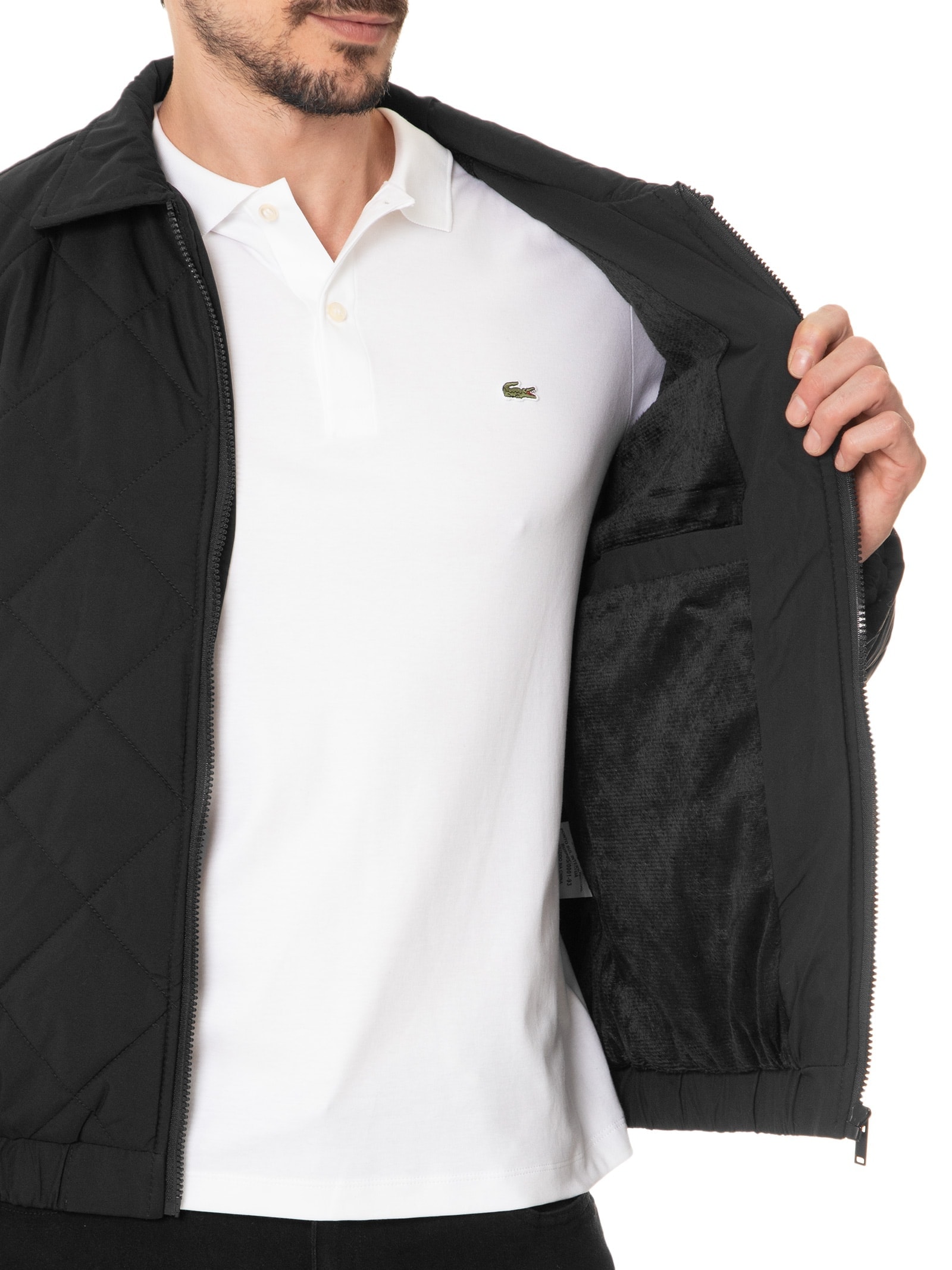 Jaqueta Masculina Puffer Casual Preto Basiq Men