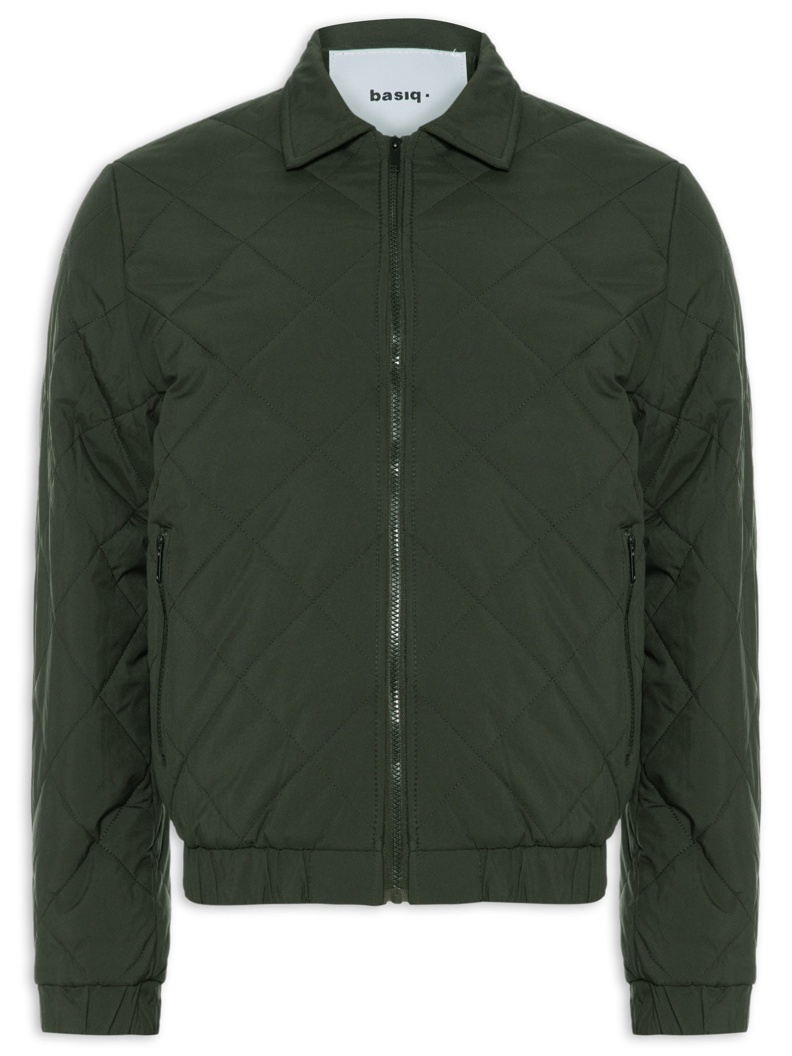 Jaqueta Masculina Puffer Casual Verde Basiq Men