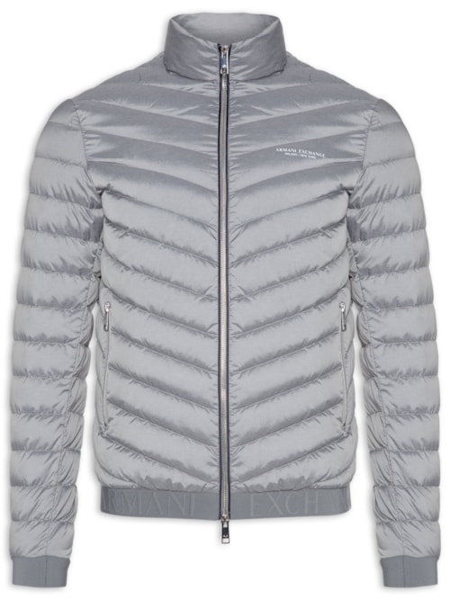 Jaqueta Masculina Puffer – Cinza