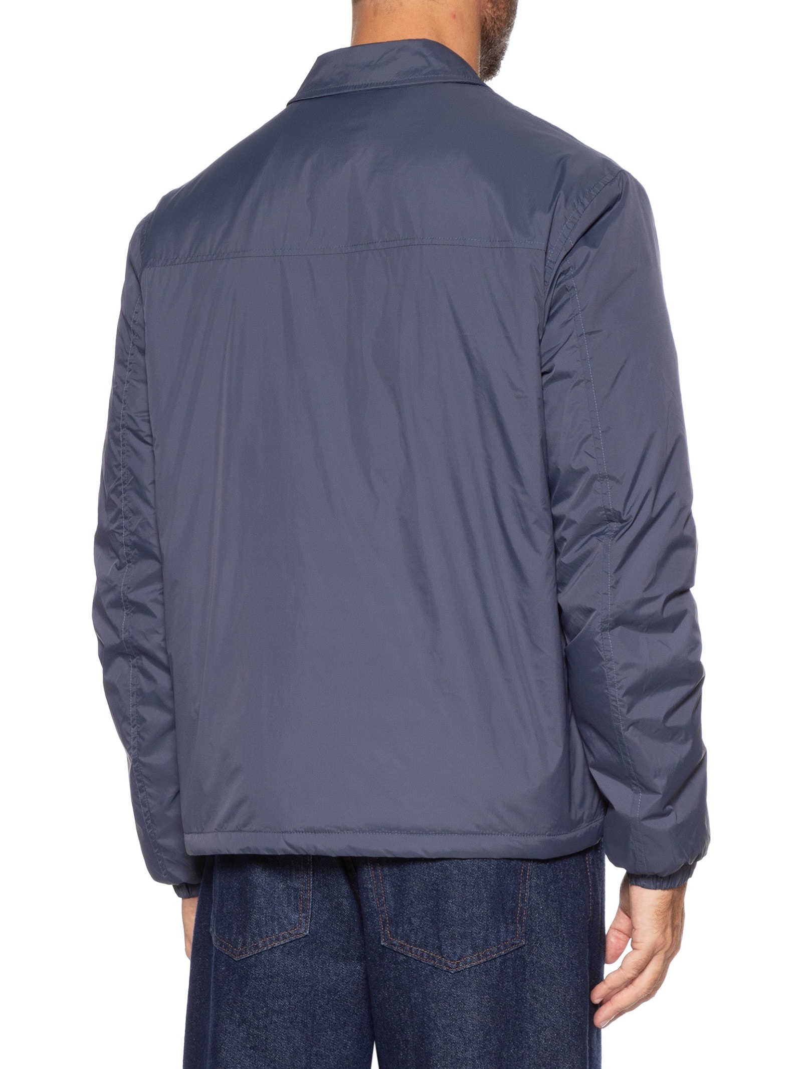 Jaqueta Masculina Puffer Com Bolso Azul '2 Essential