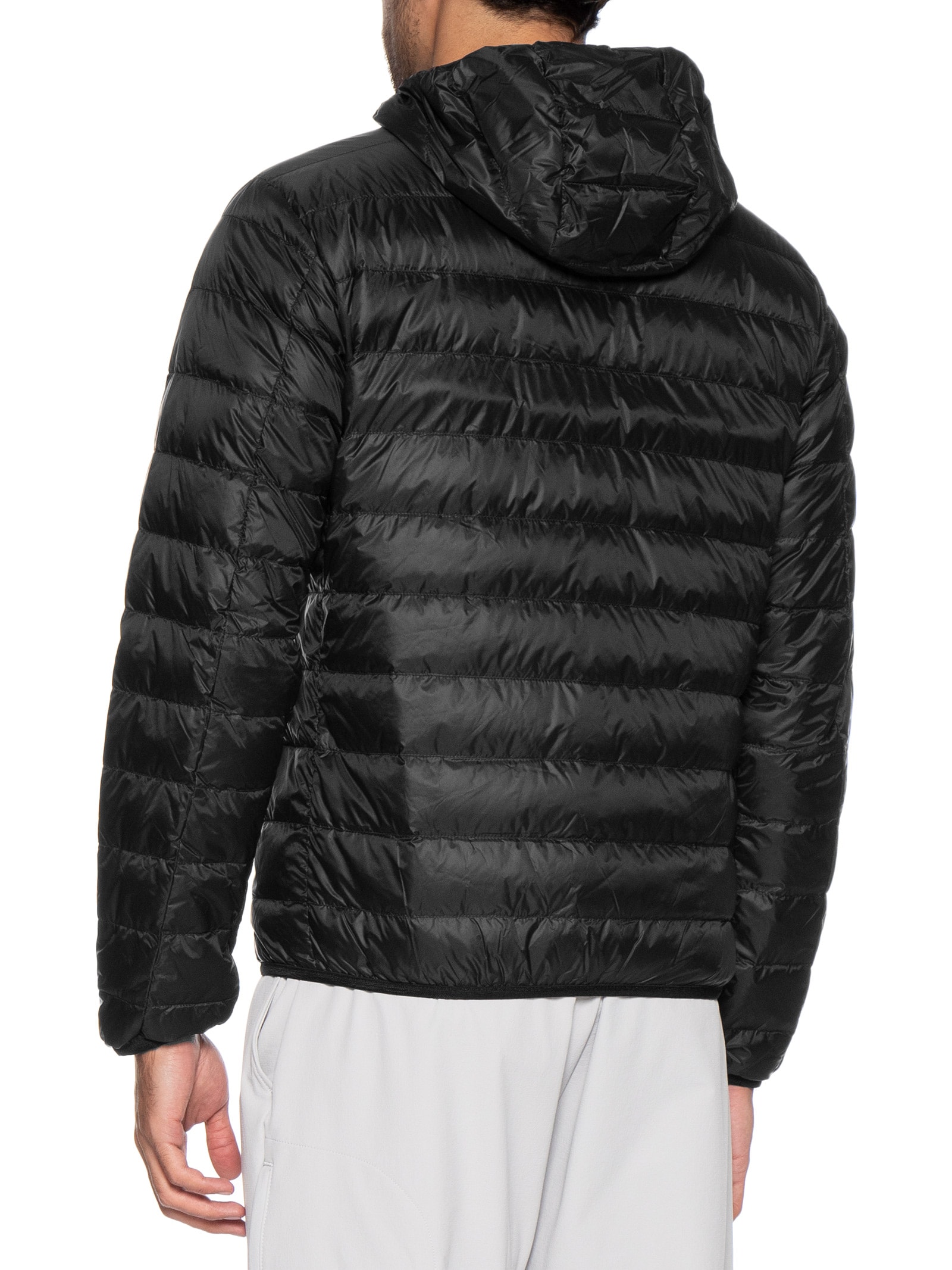 Jaqueta Masculina Puffer Com Capuz Preto Ea7 Emporio Armani