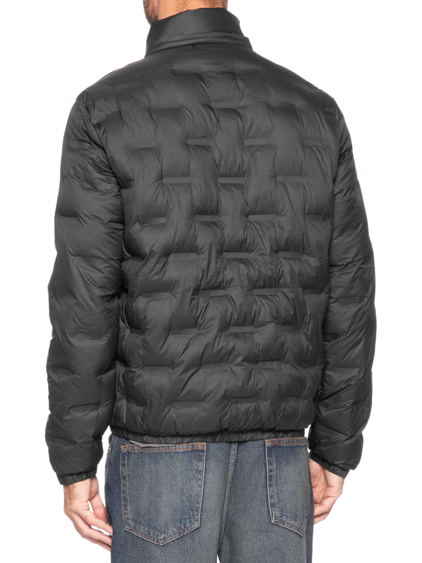 Jaqueta Masculina Puffer Com Capuz Preto Basiq Men