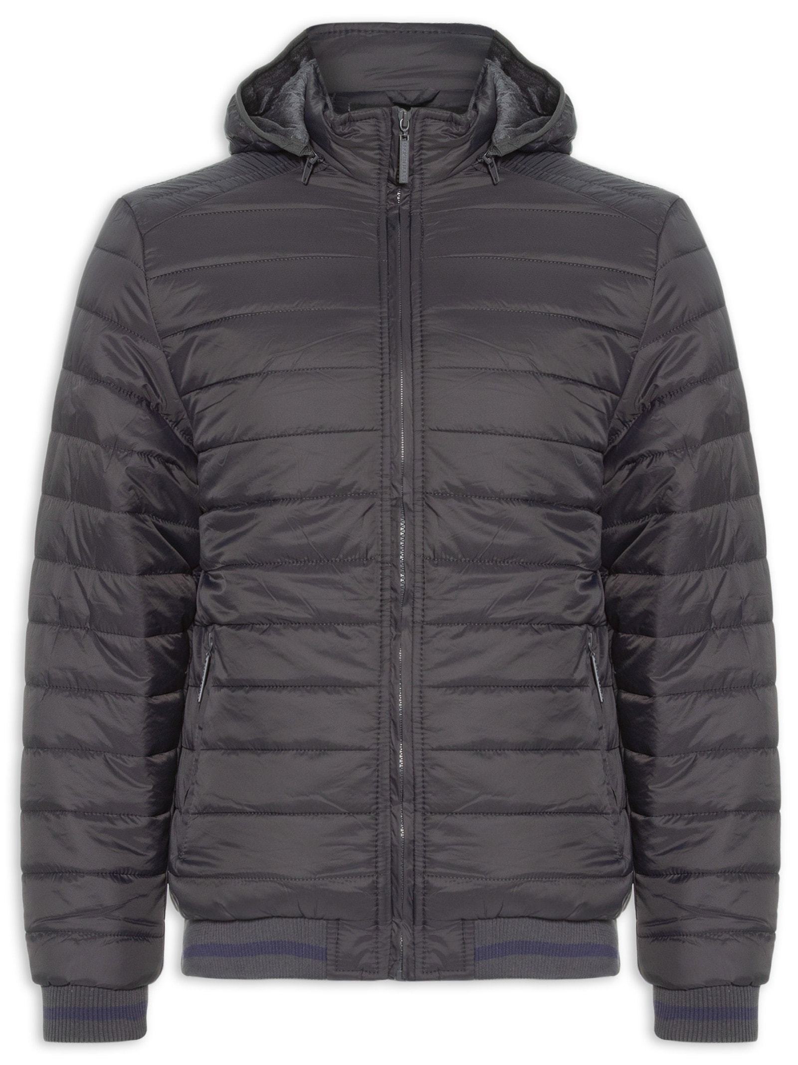 The North Face - Jaqueta Masculina Puffer Terra Peak - Cinza