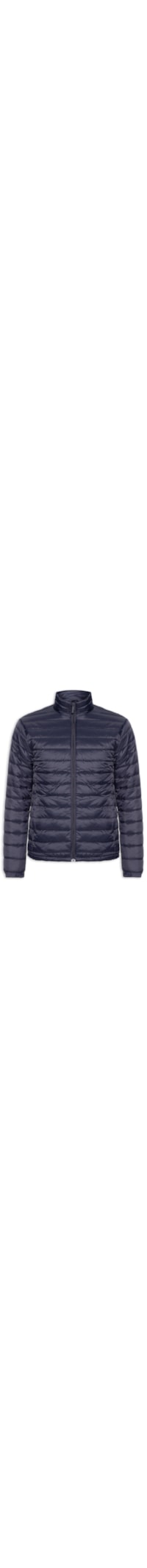 Jaqueta Masculina Puffer Com Saquinho - Azul