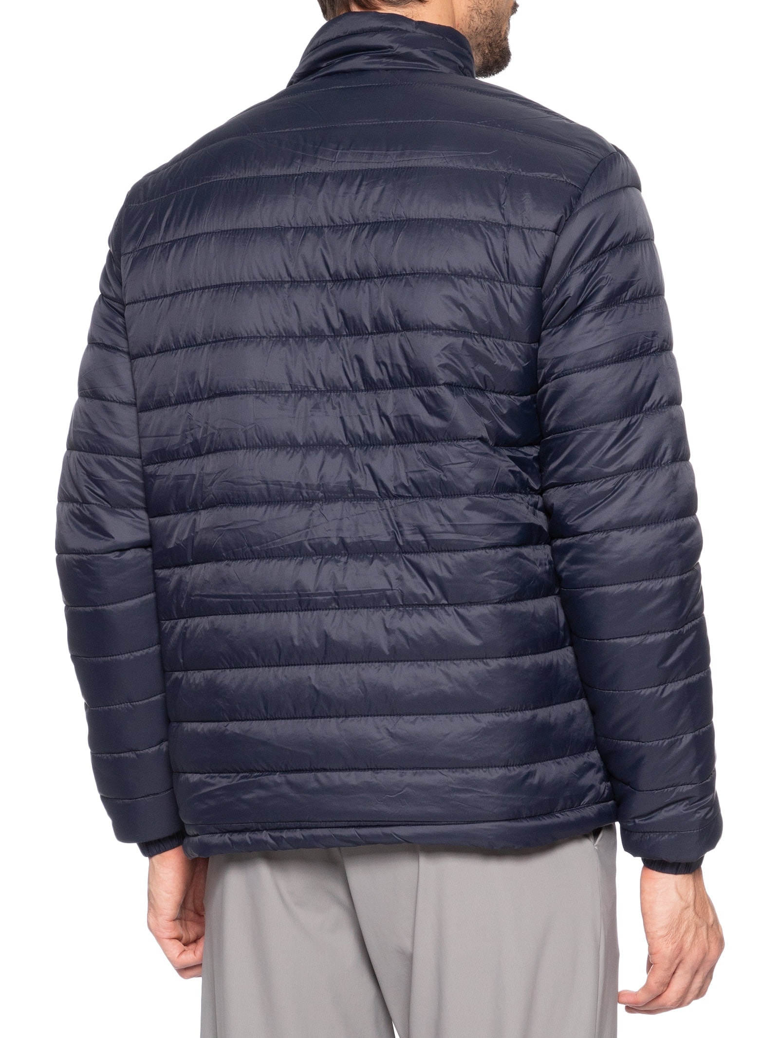 Jaqueta Masculina Puffer Com Saquinho Azul '2 Essential