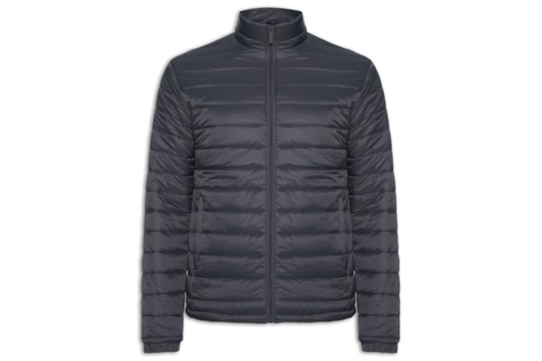 Jaqueta Masculina Puffer Com Saquinho - Cinza