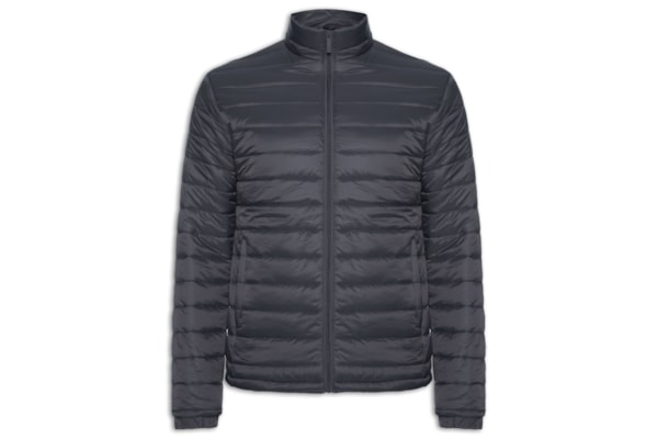 Jaqueta Masculina Puffer Com Saquinho - Cinza
