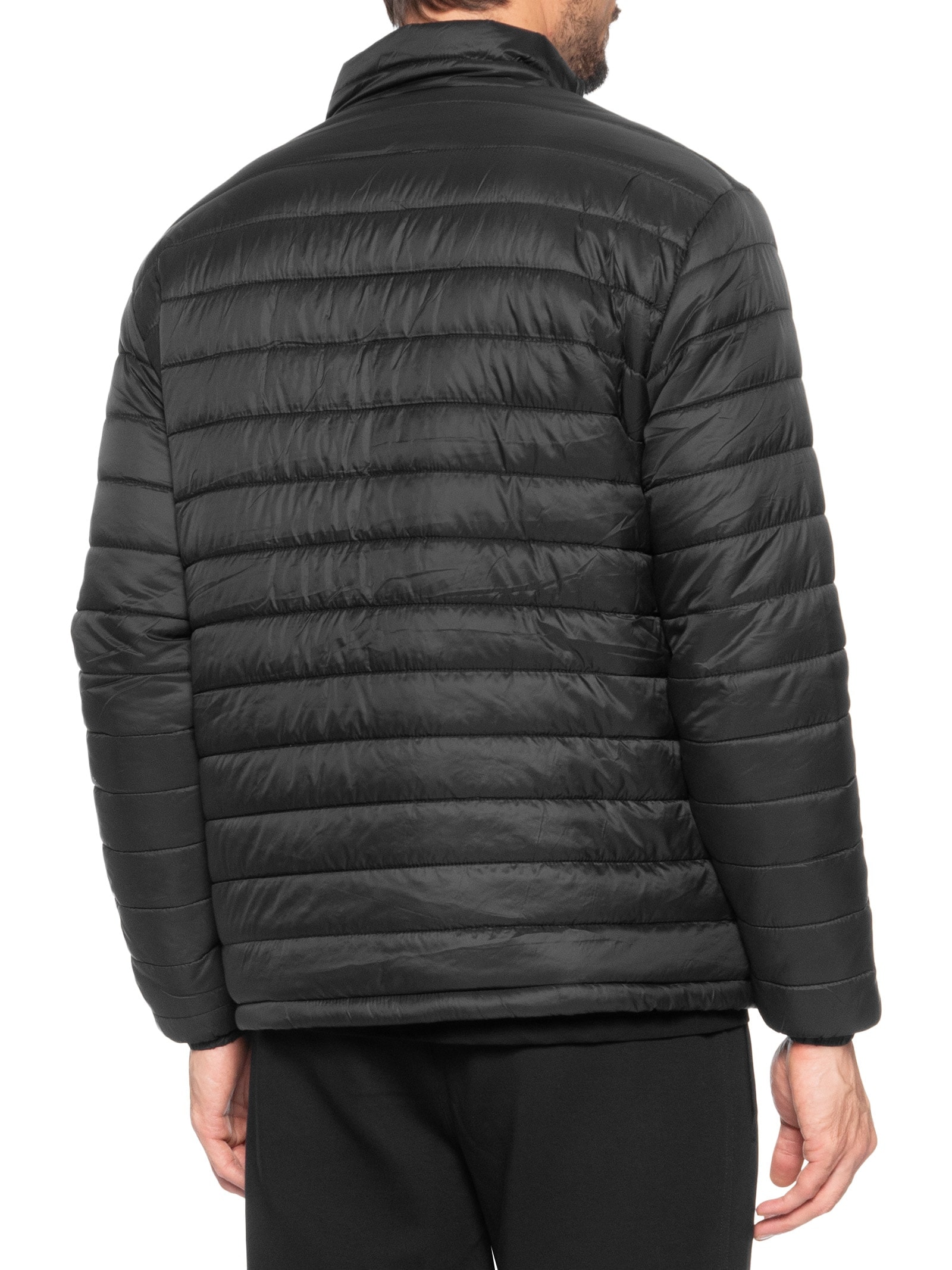 Jaqueta Masculina Puffer Com Saquinho Preto '2 Essential