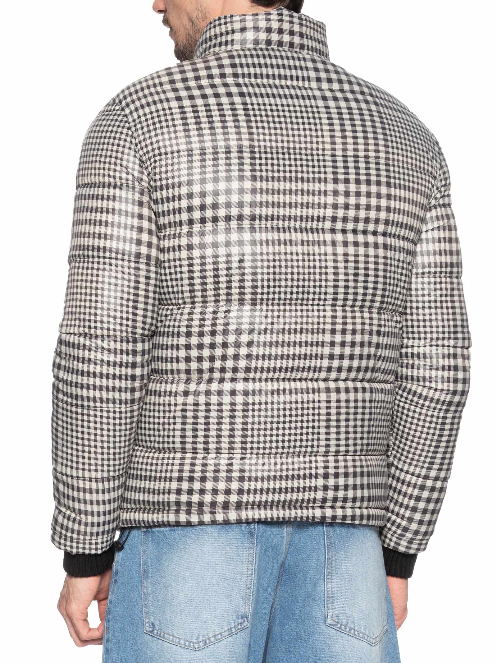 Osklen - Jaqueta Masculina Puffer Double Face Interno Xadrez - Preto