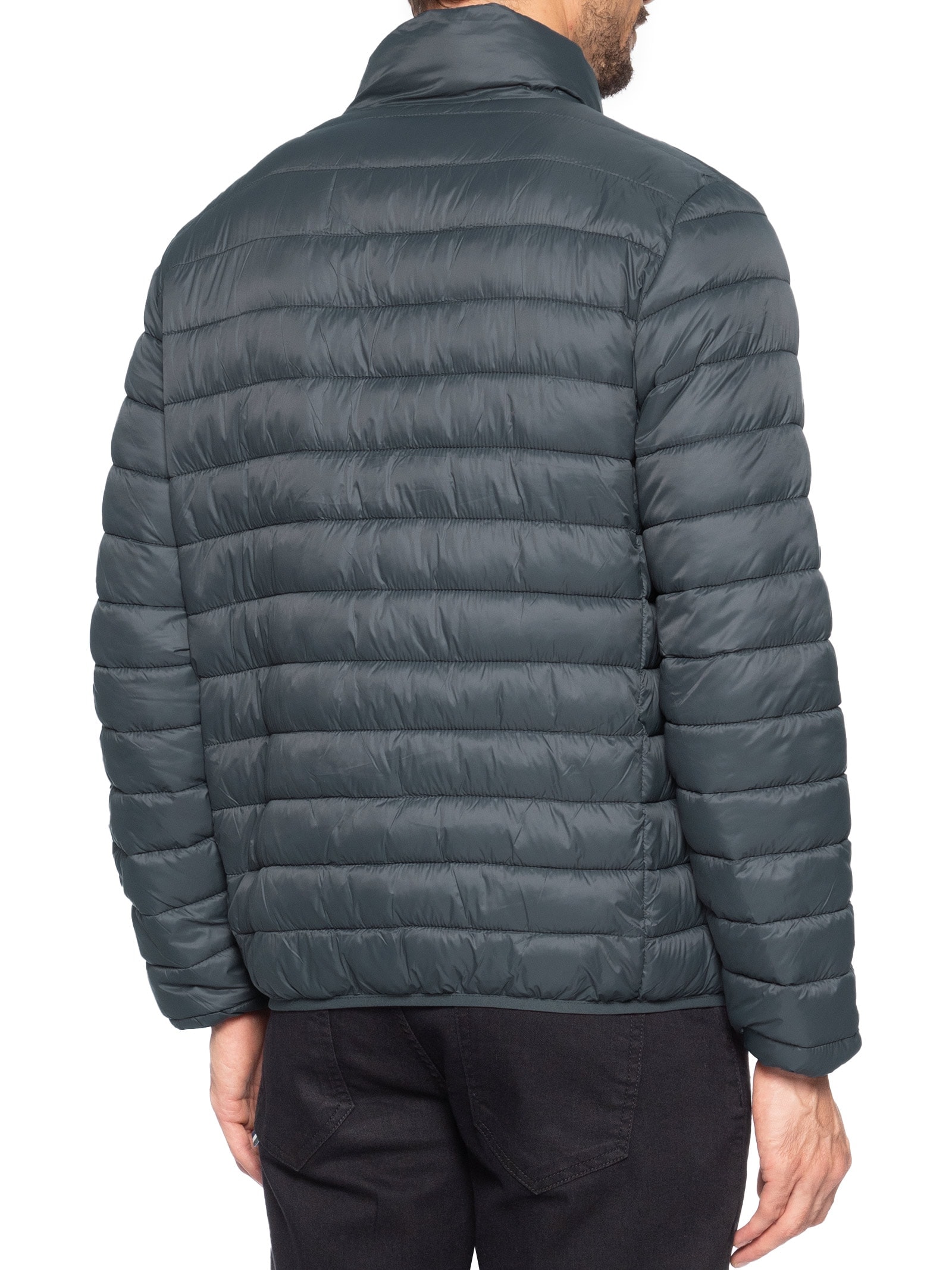 Jaqueta Masculina Puffer Downtown Cinza Reserva