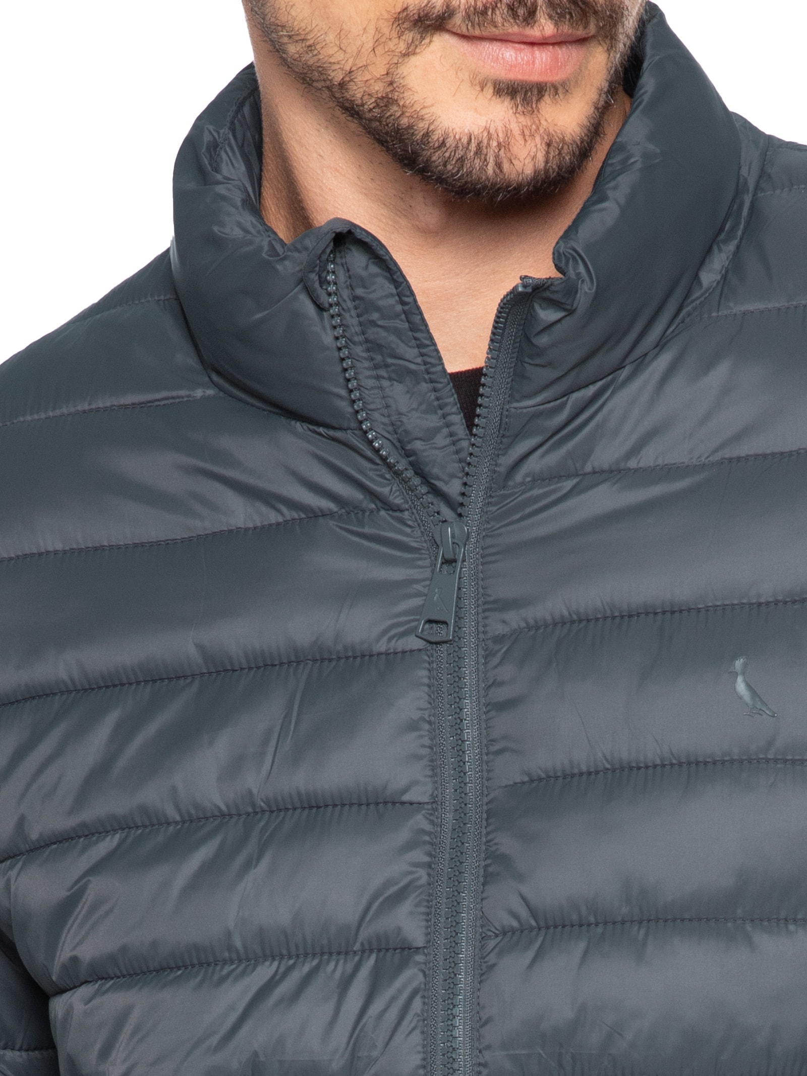 Jaqueta Masculina Puffer Downtown Cinza Reserva