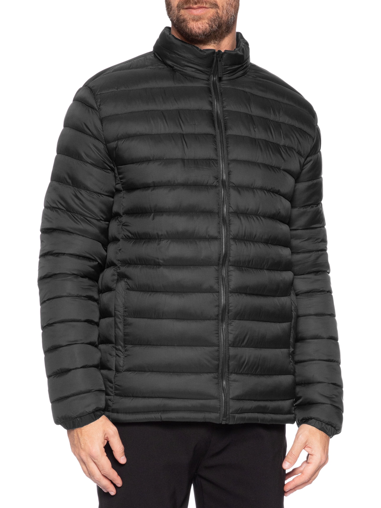 Jaqueta Masculina Puffer Dupla Face Azul '2 Essential