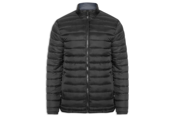 Jaqueta Masculina Puffer Dupla Face - Cinza