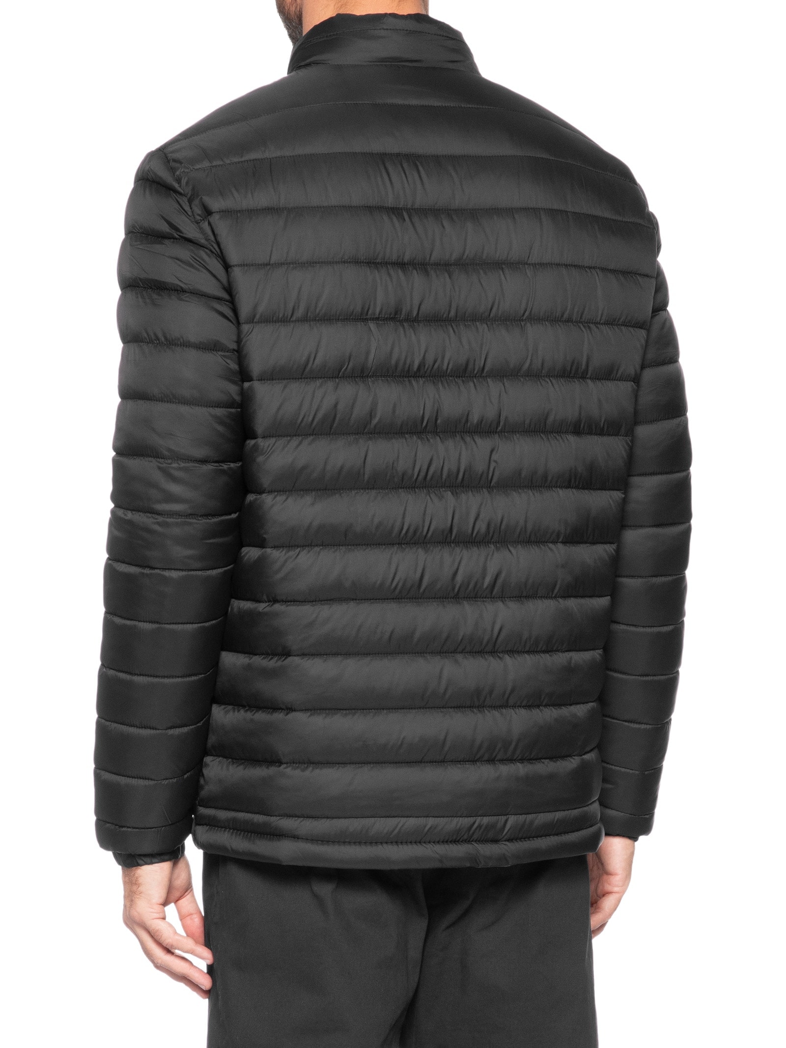 Jaqueta Masculina Puffer Dupla Face Cinza '2 Essential
