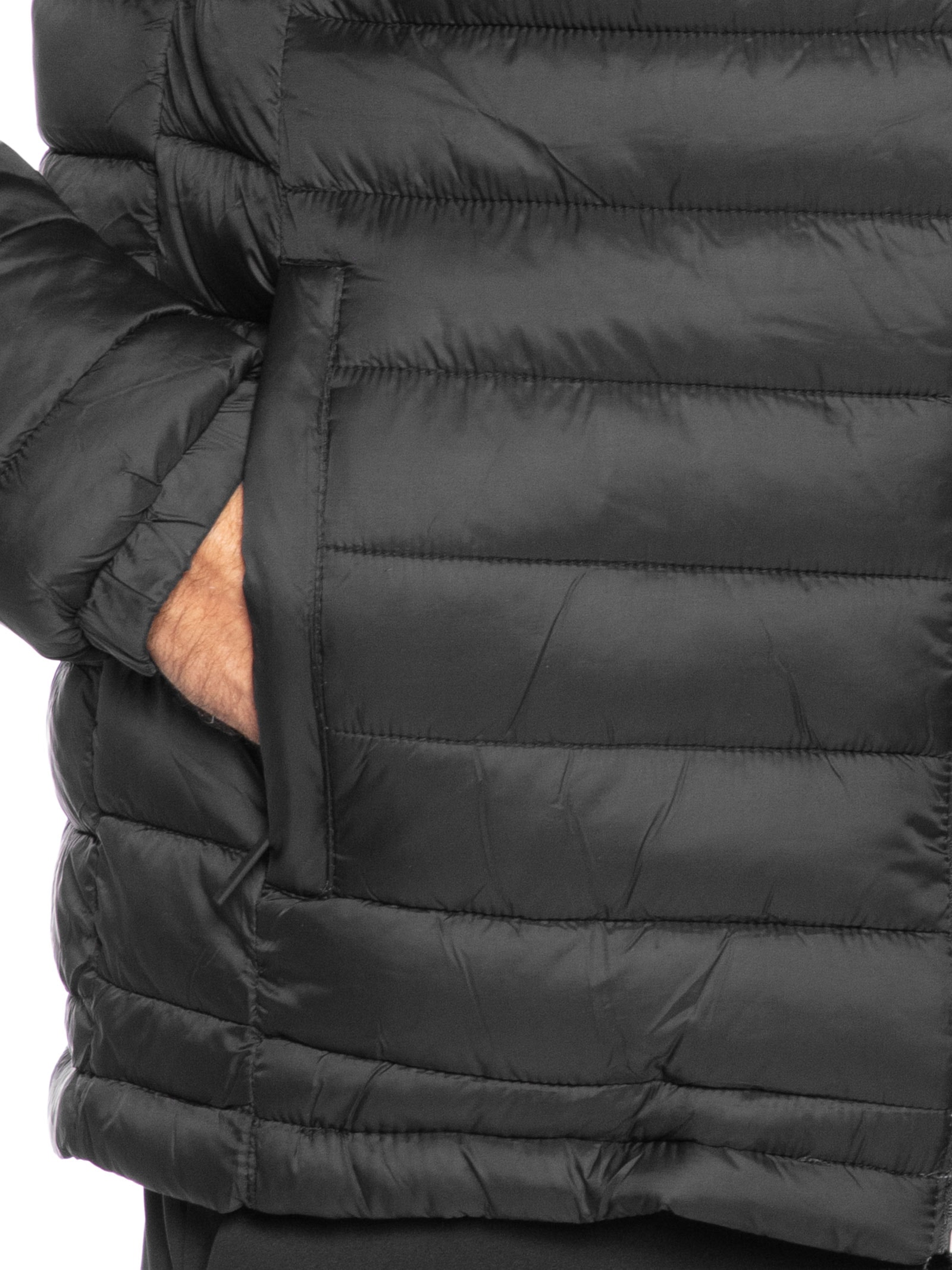 Jaqueta Masculina Puffer Dupla Face Cinza '2 Essential