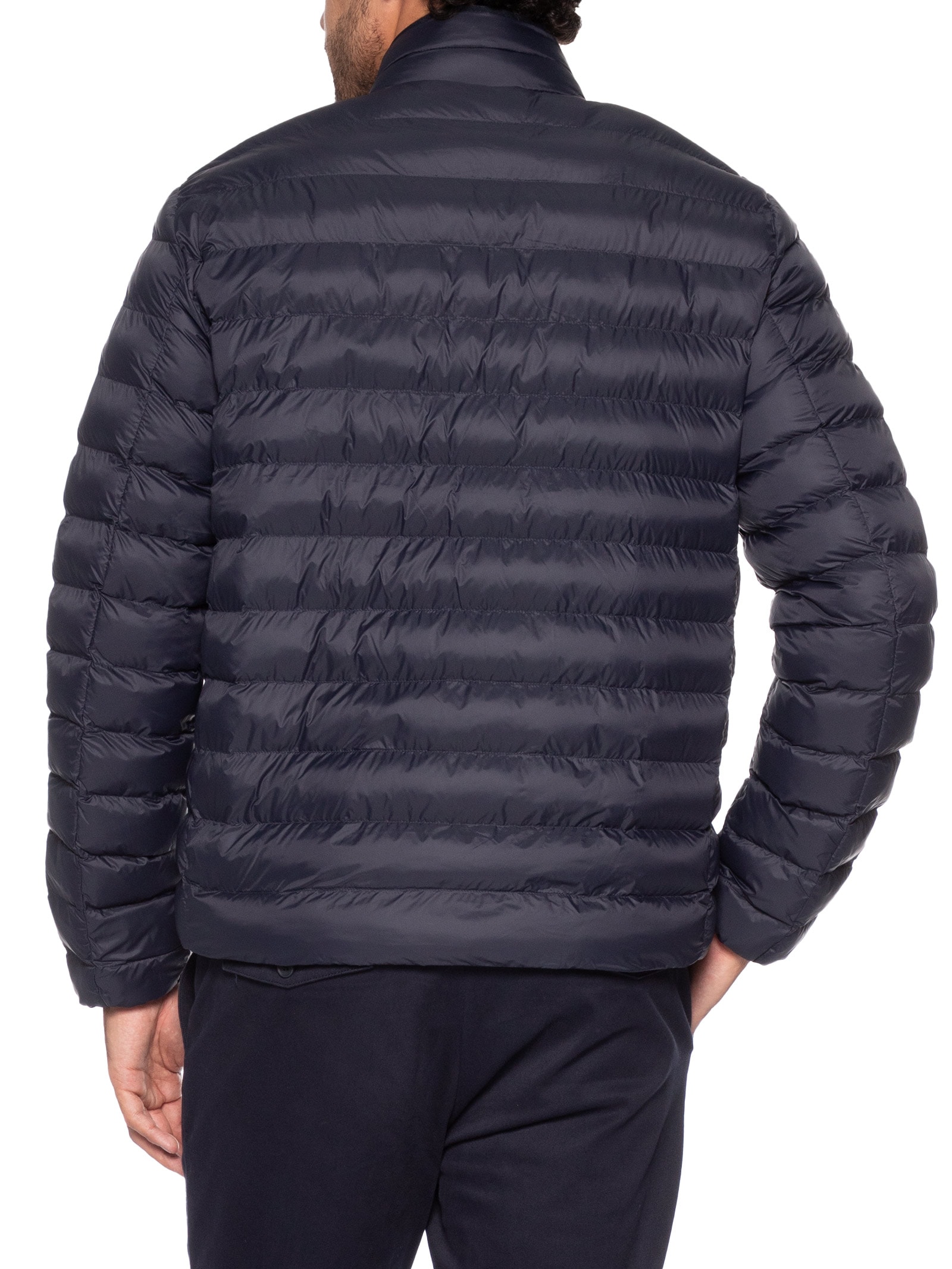 Jaqueta Masculina Puffer Essential Logo No Peito Azul Tommy Hilfiger