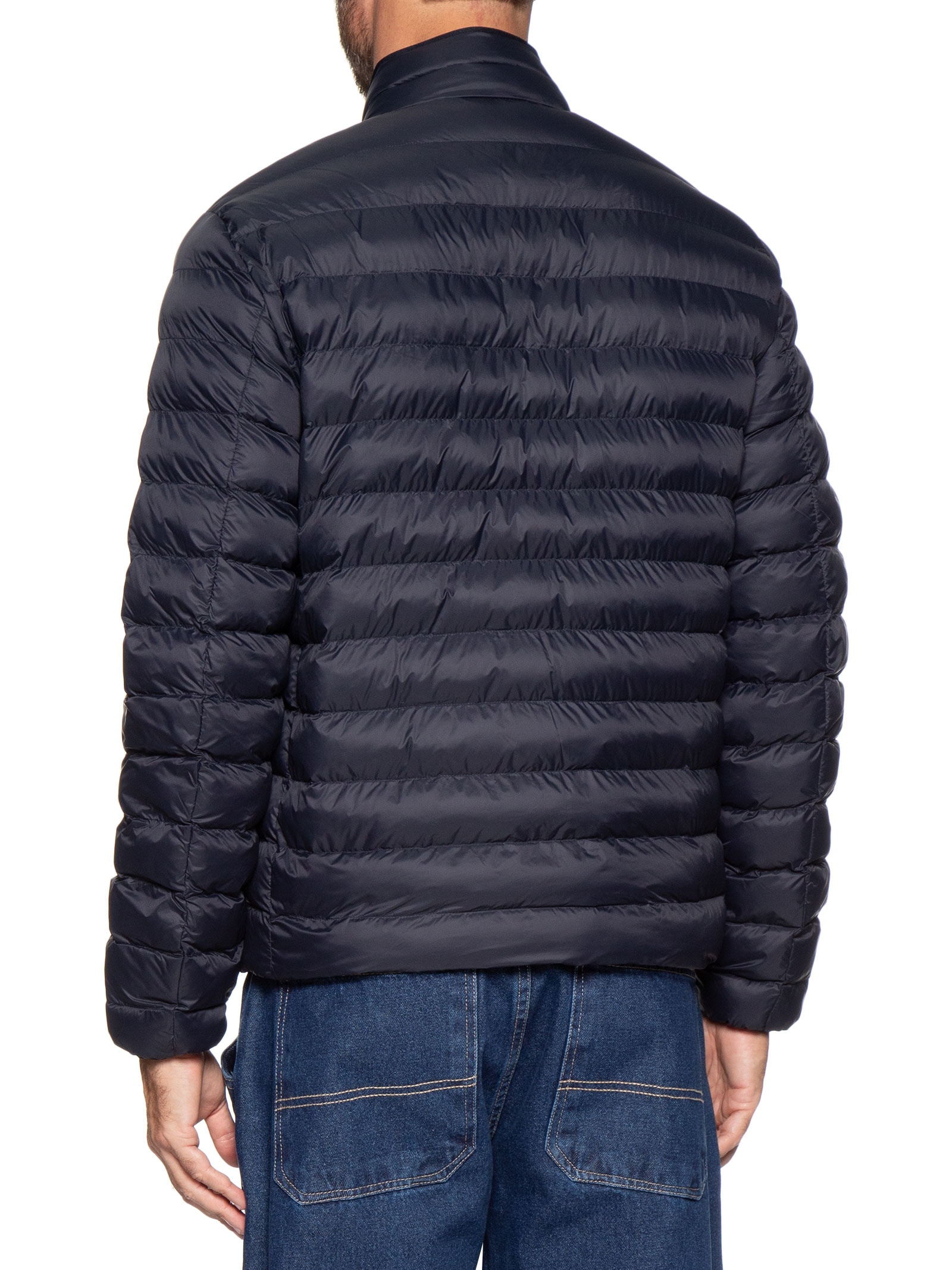 Jaqueta Masculina Puffer Essential Logo No Peito Azul Tommy Hilfiger