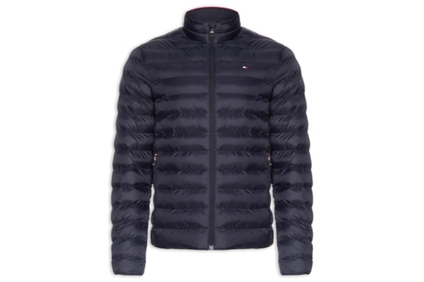 Jaqueta Masculina Puffer Essential Logo No Peito - Azul