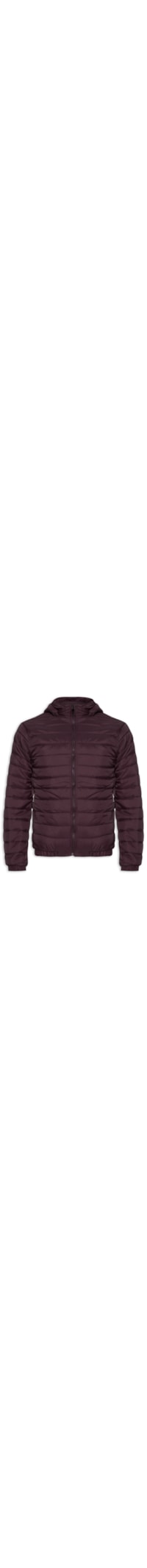 Jaqueta Masculina Puffer Forro Pelúciado - Vinho