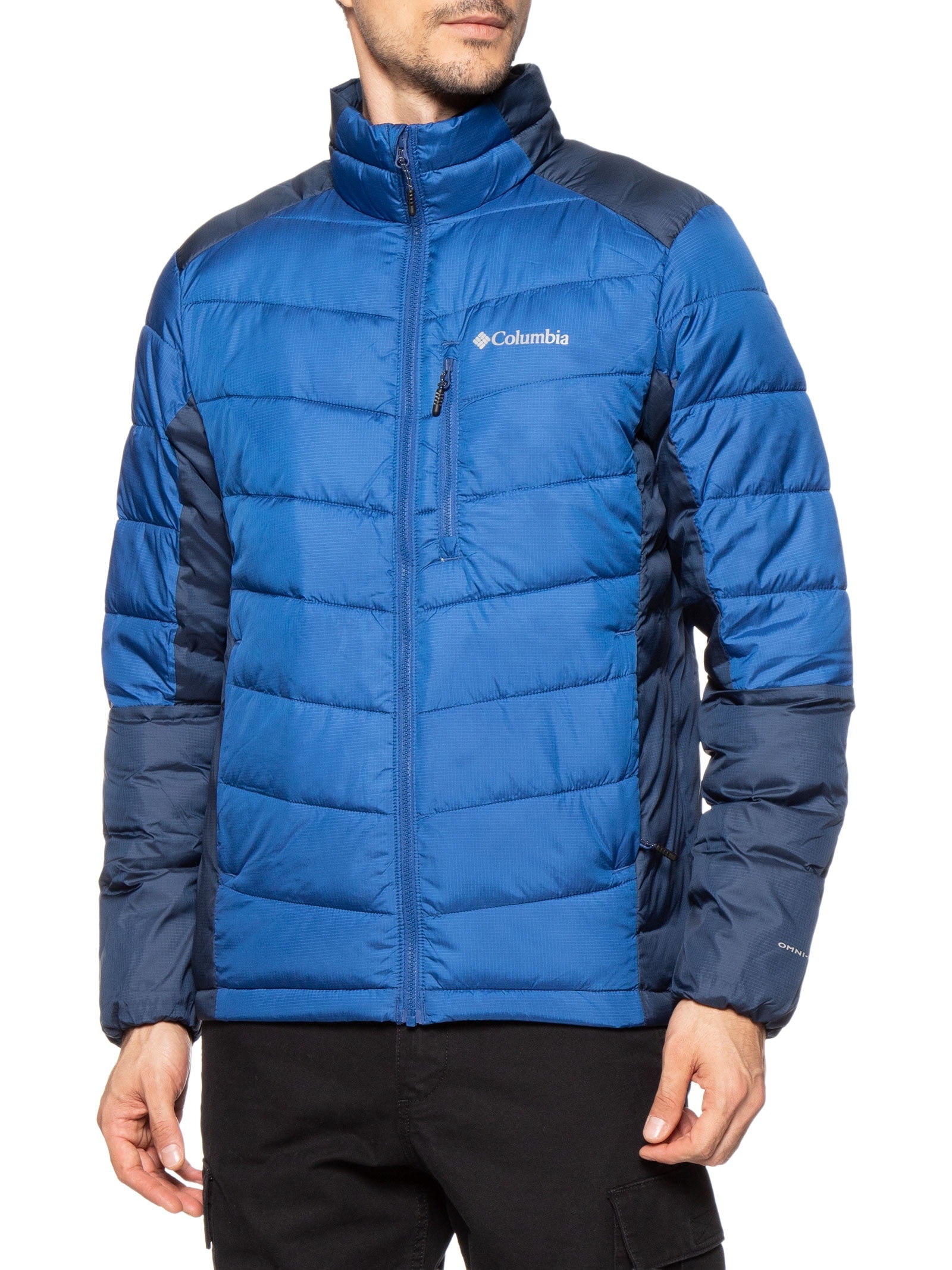 Jaqueta Masculina Puffer Labyrinth Loop Azul Columbia