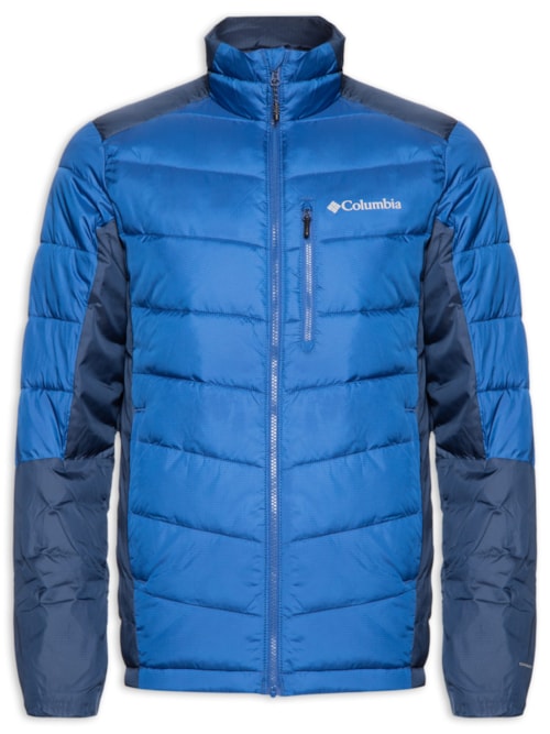 Jaqueta Masculina Puffer Labyrinth Loop™ – Azul