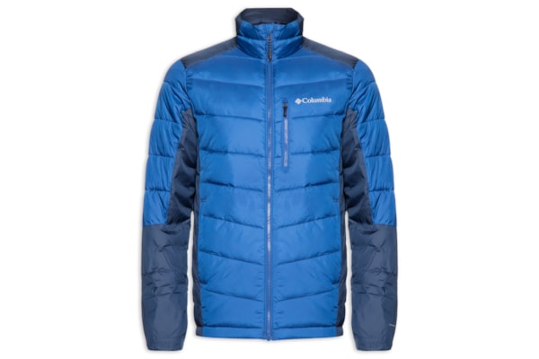 Jaqueta Masculina Puffer Labyrinth Loop™ - Azul