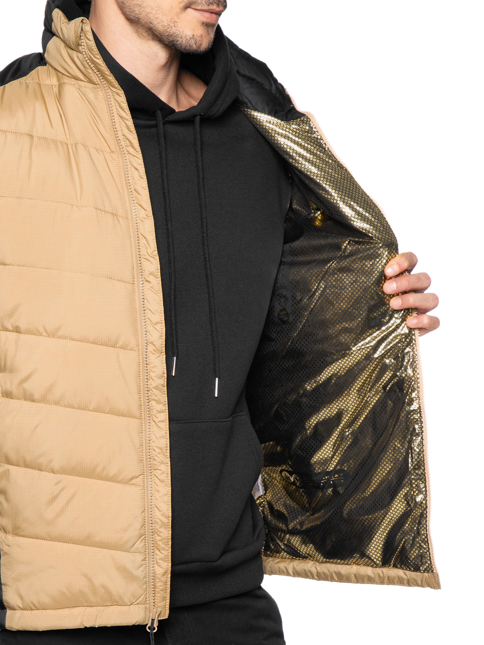 Jaqueta Masculina Puffer Labyrinth Loop™ Bege Columbia