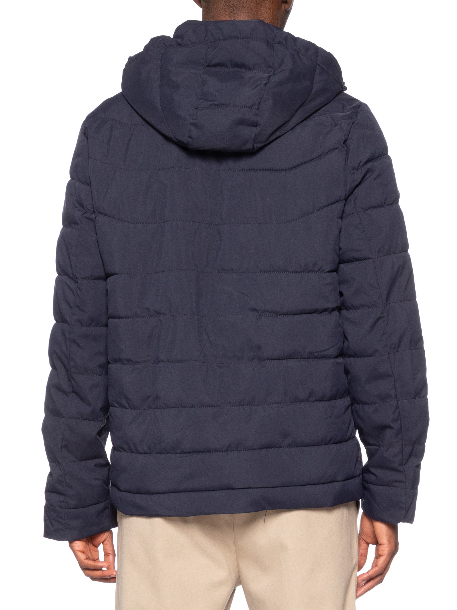 Jaqueta Masculina Puffer Londres Azul Pineapple