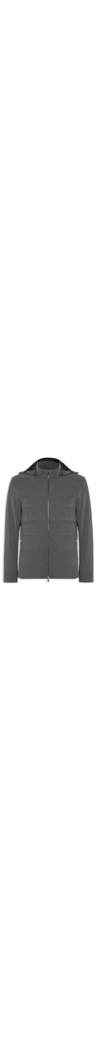 Jaqueta Masculina Puffer Mescla Grafite - Cinza