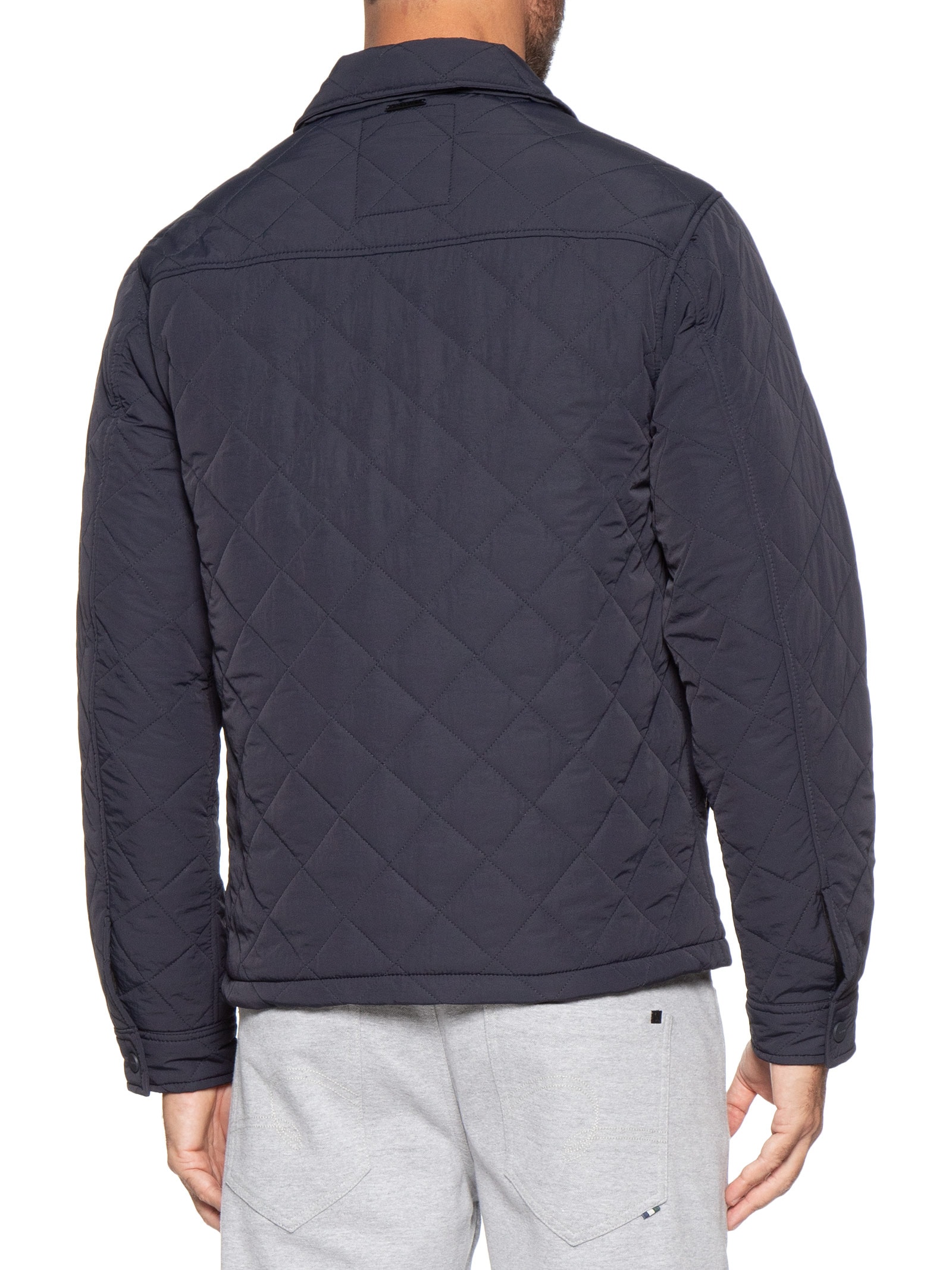 Jaqueta Masculina Puffer Novo Matelasse Azul Reserva