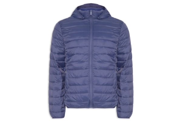Jaqueta Masculina Puffer Nylon - Azul