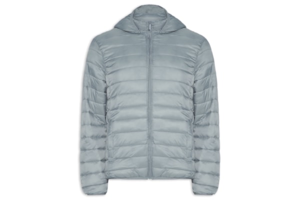 Jaqueta Masculina Puffer Nylon - Cinza