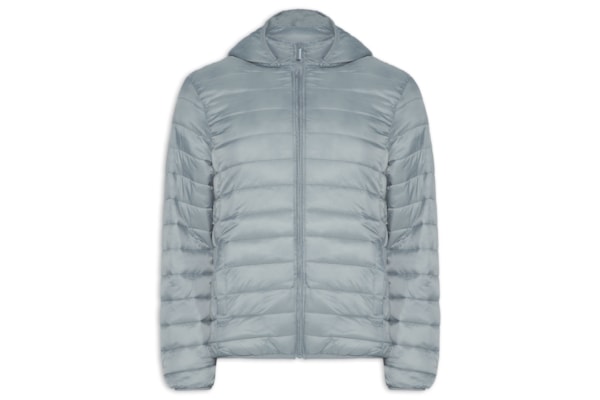 Jaqueta Masculina Puffer Nylon - Cinza