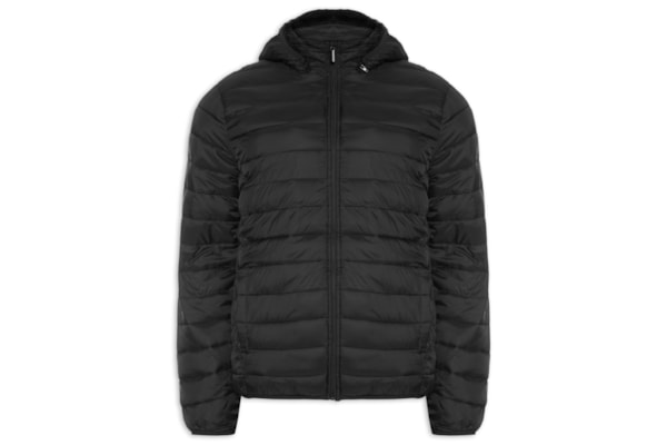 Jaqueta Masculina Puffer Nylon - Preto