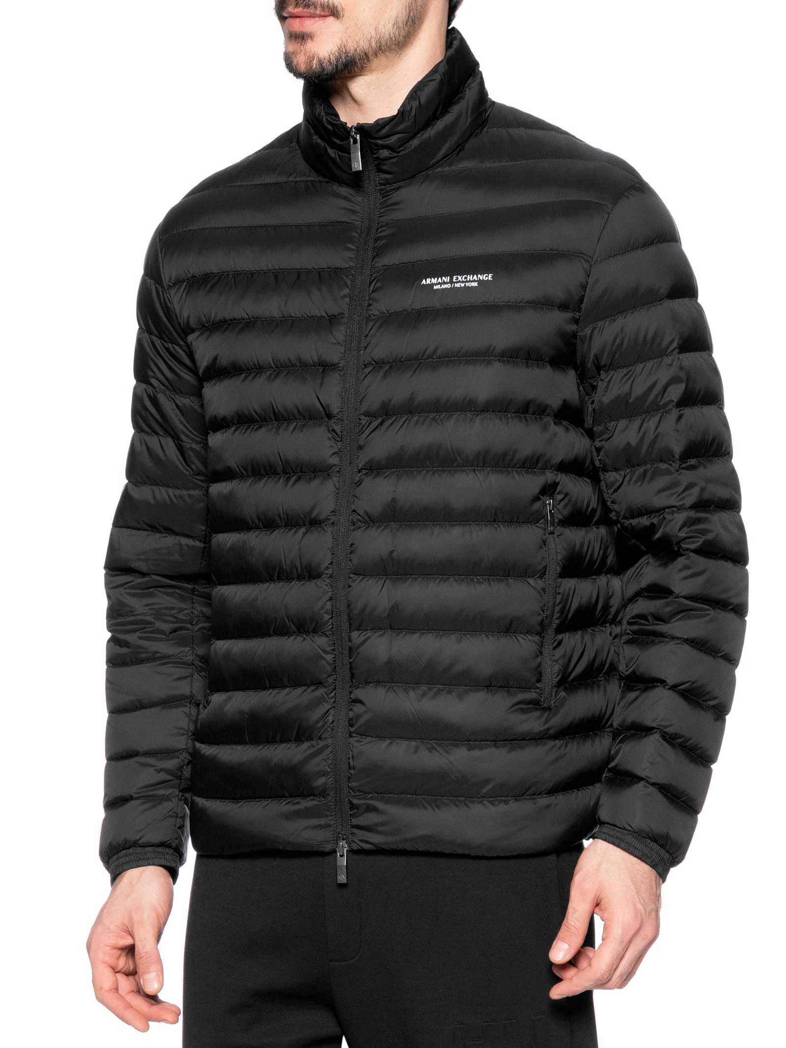 Jaqueta Masculina Puffer Piumino Down Jacket Azul Armani Exchange
