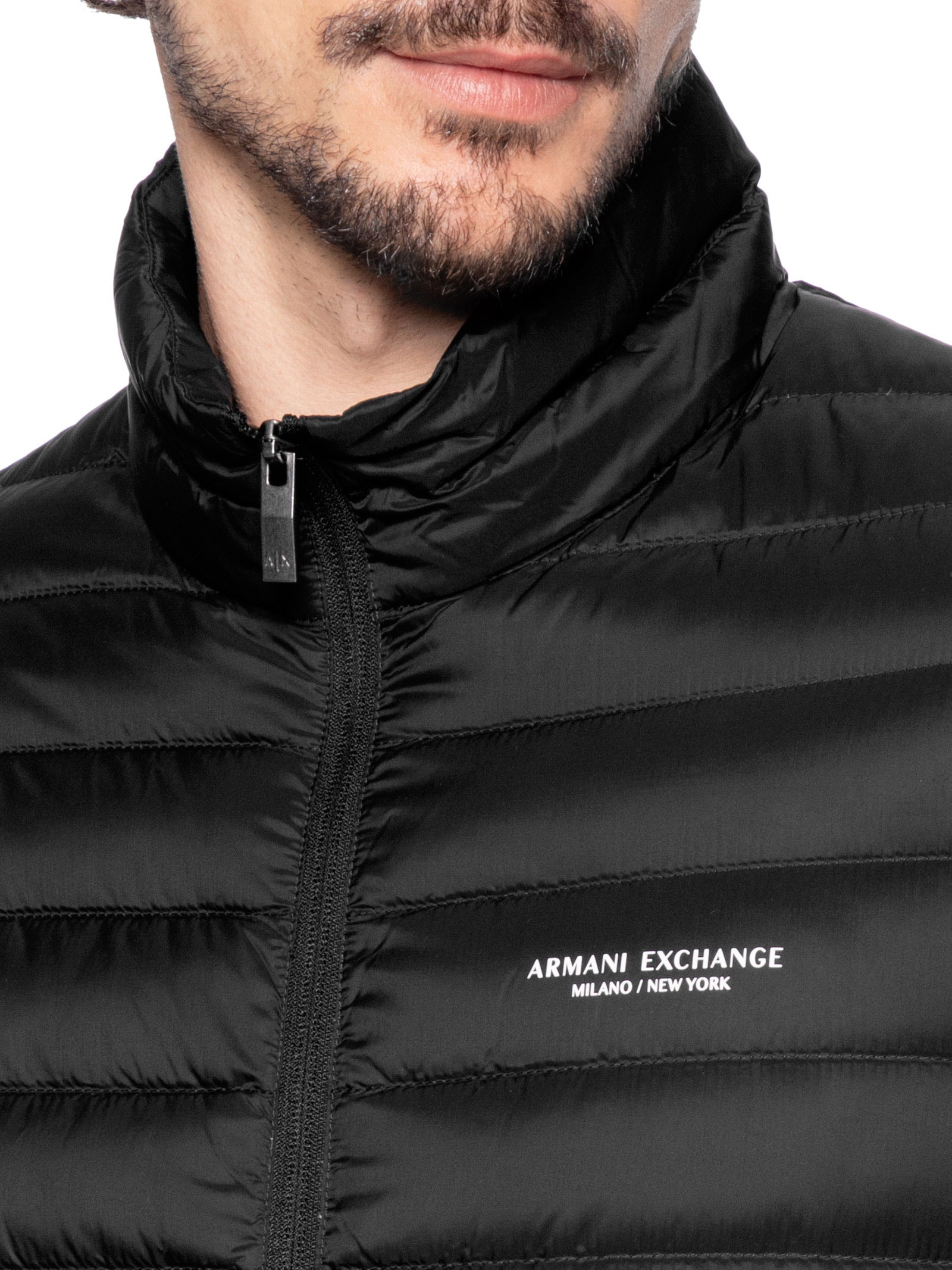 Jaqueta Masculina Puffer Piumino Down Jacket Azul Armani Exchange