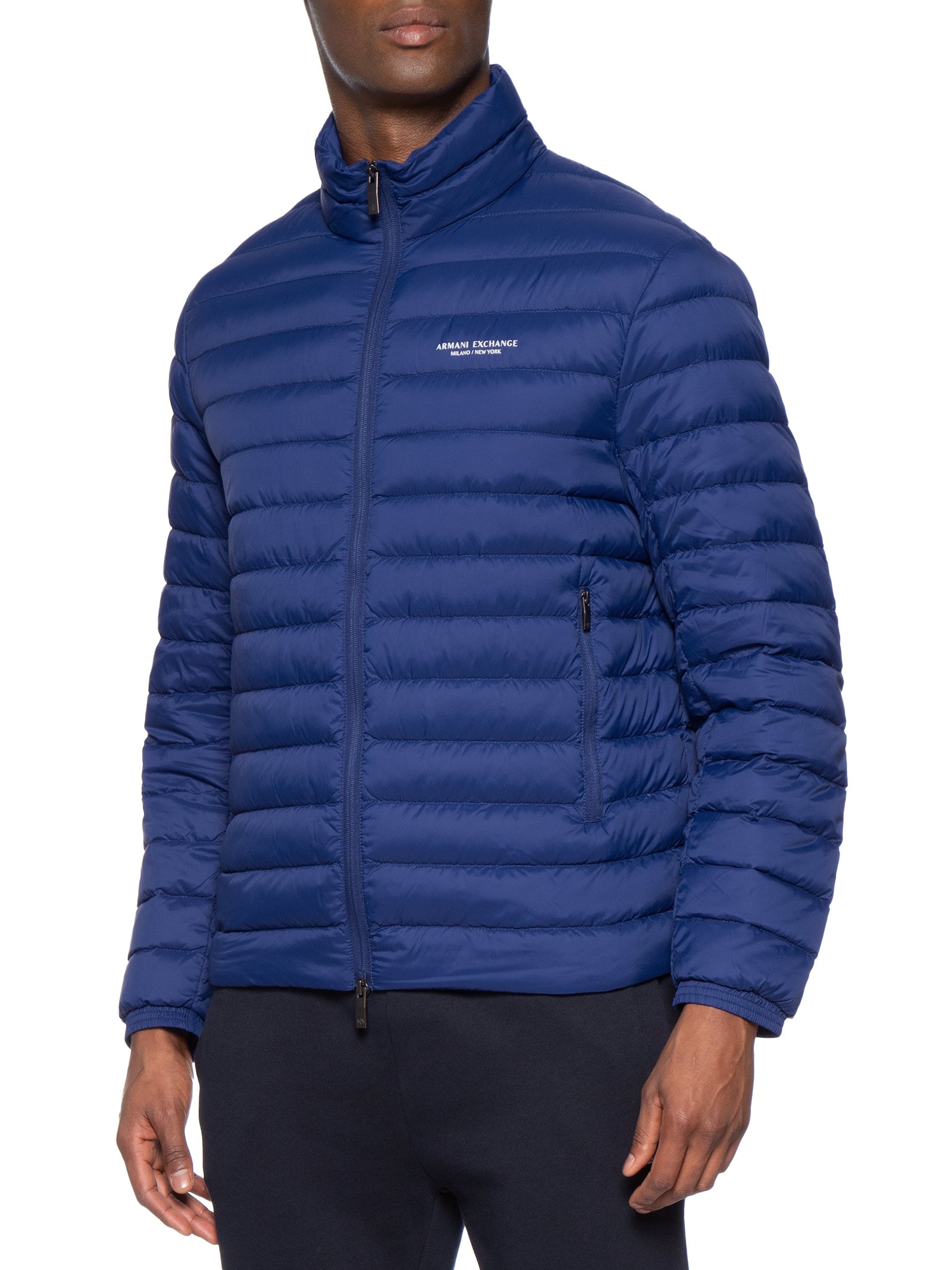 Jaqueta Masculina Puffer Piumino Down Jacket Azul Armani Exchange