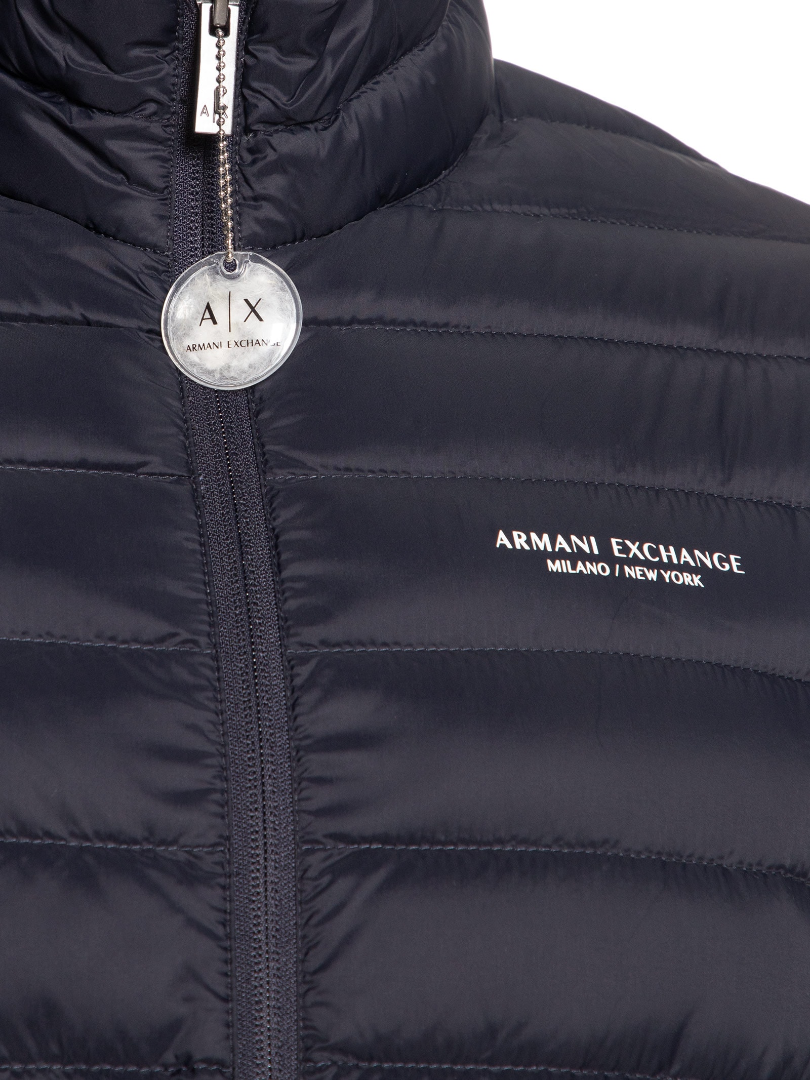 Jaqueta Masculina Puffer Piumino Down Jacket Azul Armani Exchange