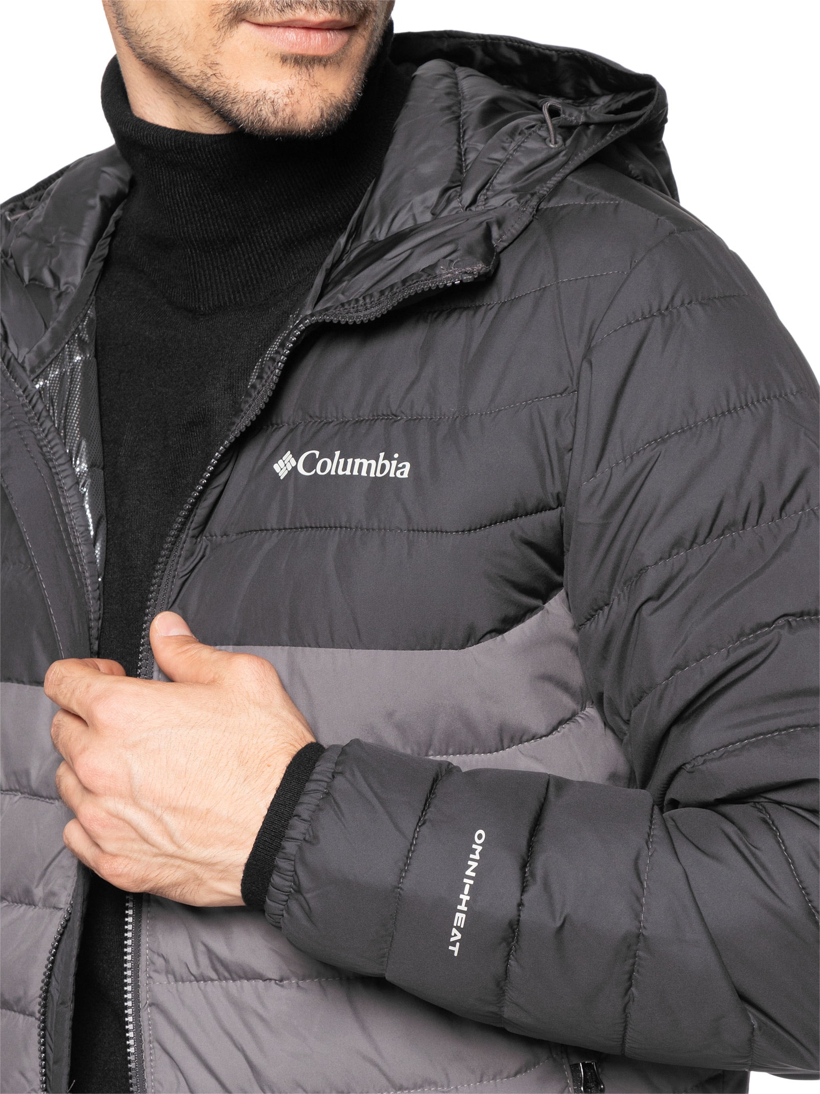 Jaqueta Masculina Puffer Powder Lite™ II Cinza Columbia