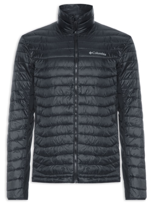 Jaqueta Masculina Puffer Powder Pass™ Hybrid – Preto