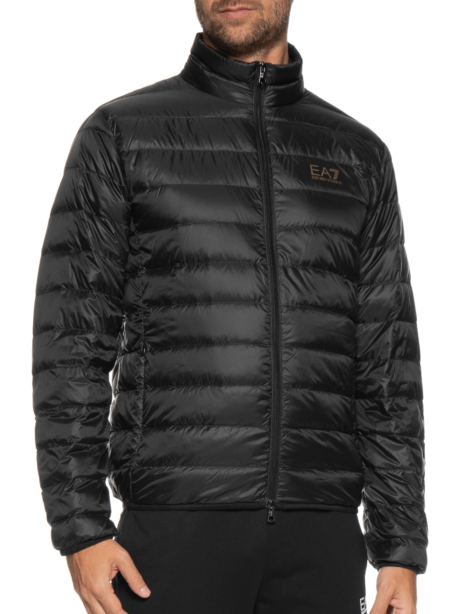 Ea7 Emporio Armani - Jaqueta Masculina Puffer - Preto