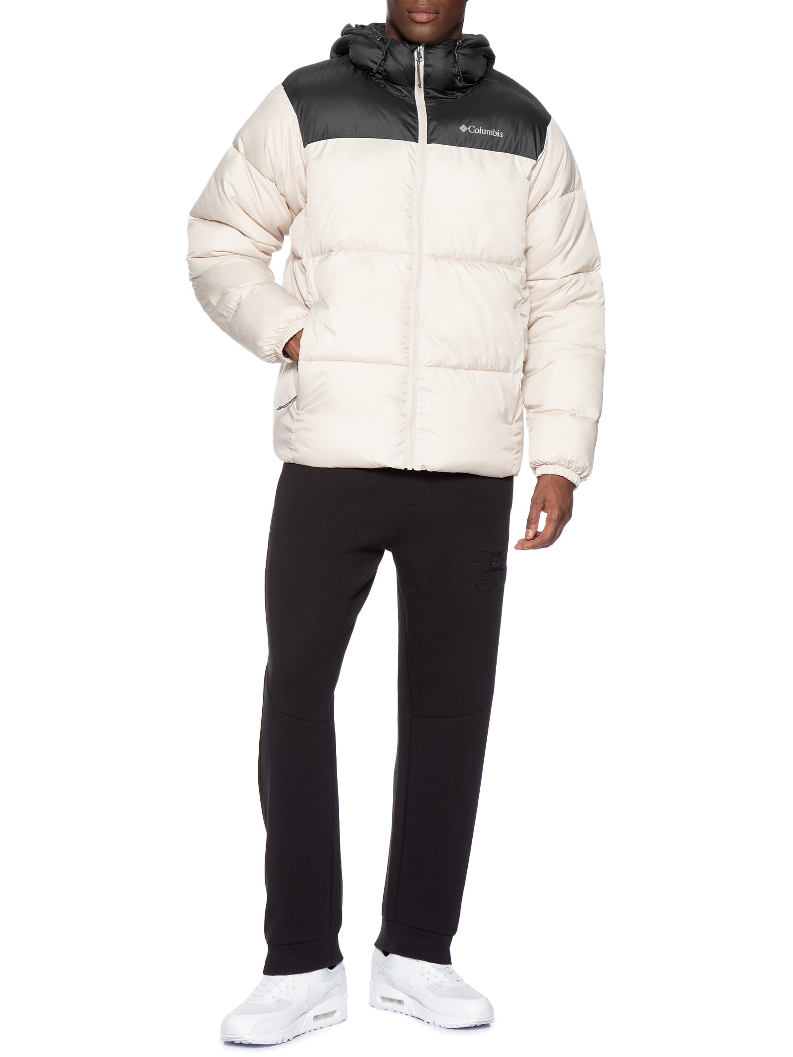 Jaqueta Masculina Puffer Puffect™ Hooded ll - Branco - Columbia
