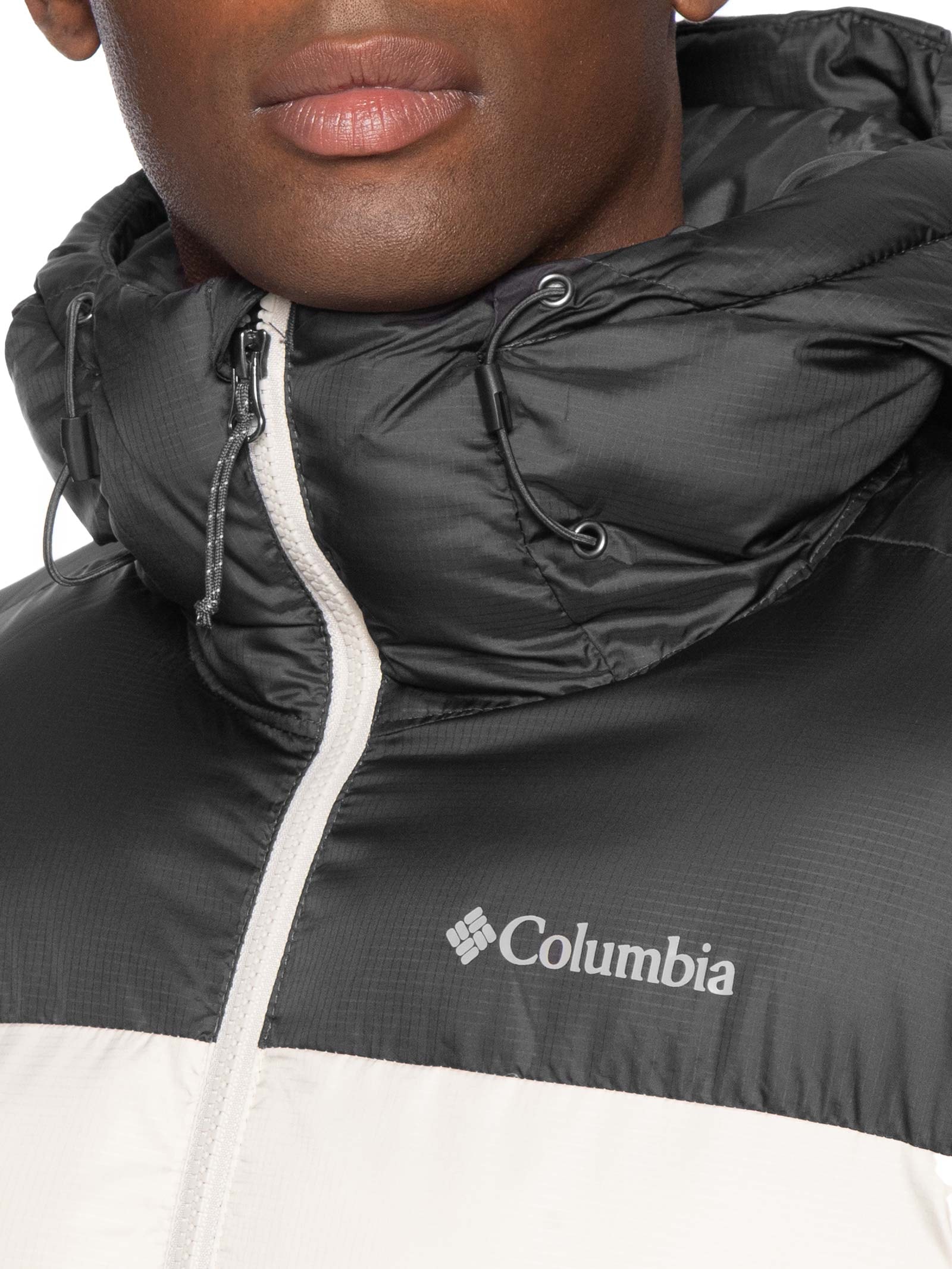 Jaqueta Masculina Puffer Puffect™ Hooded ll Branco Columbia